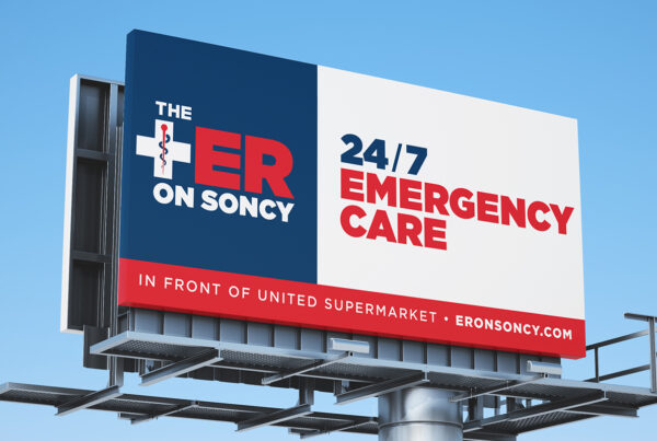 The Er on soncy billboard design